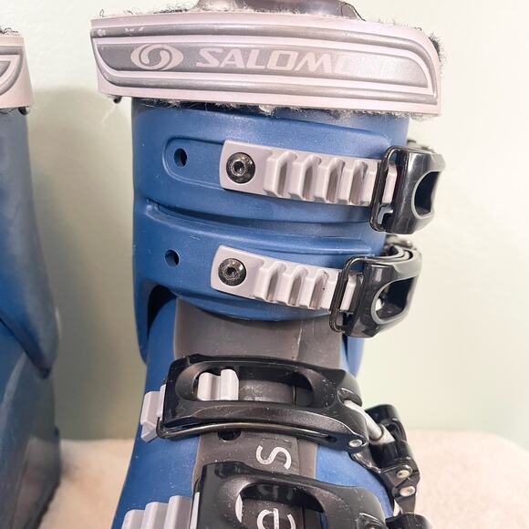 Salomon Women's Blue Snowboard Performa 5.0 Sports Winter Ski Boots Size 5.5 - Picture 12 of 16